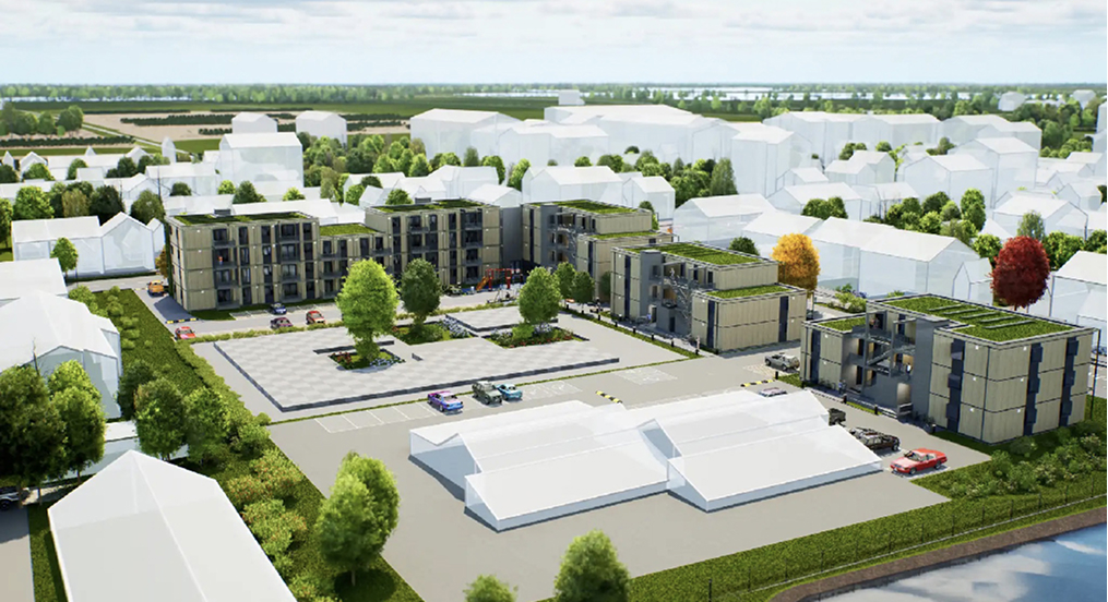 Residential estate in western Germany
